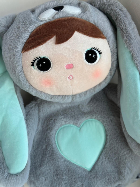 Plecak Królik Szaro-miętowy Metoo