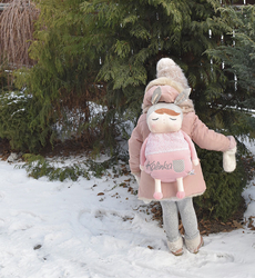 Różowy Plecak z uszkami Metoo