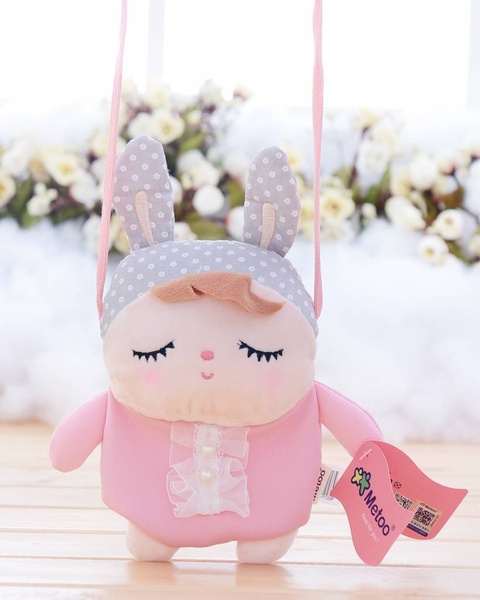 Torebeczka- Lalka Metoo w różowej sukience PAK 10 SZT.