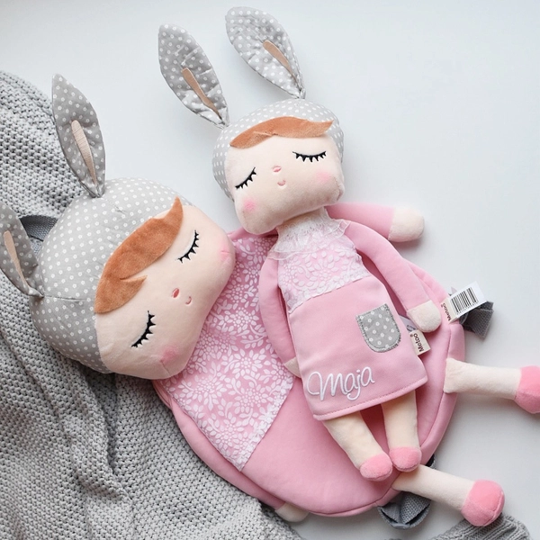 Różowy Plecak z uszkami Metoo