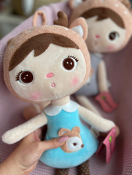 Lalka Metoo Niebieski Jelonek 50cm