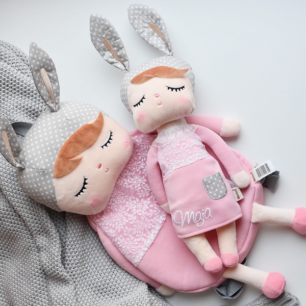 Różowy Plecak z uszkami Metoo