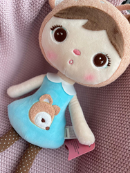 Lalka Metoo Niebieski Jelonek 50cm