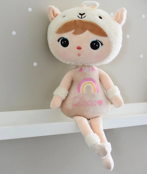 Beżowa Alpaka 48cm Metoo