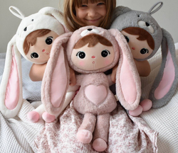 Różowy Królik  46cm Metoo