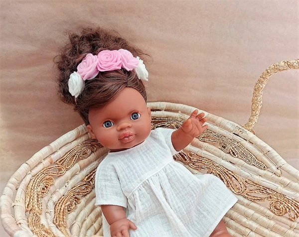 Nosidełko wiklinowe dla lalek - kosz Mojżesza