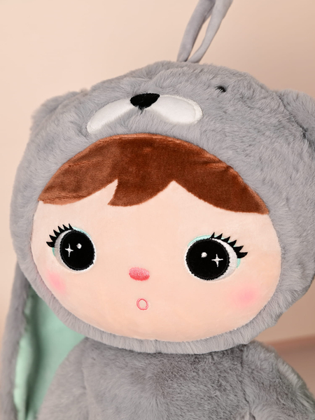 Szaro/miętowy Królik 70cm Metoo