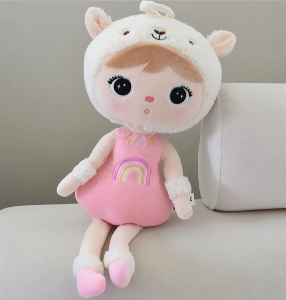 Różowa Alpaka 48cm Metoo