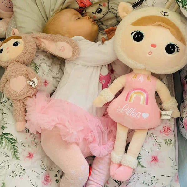 Różowa Alpaka 48cm Metoo