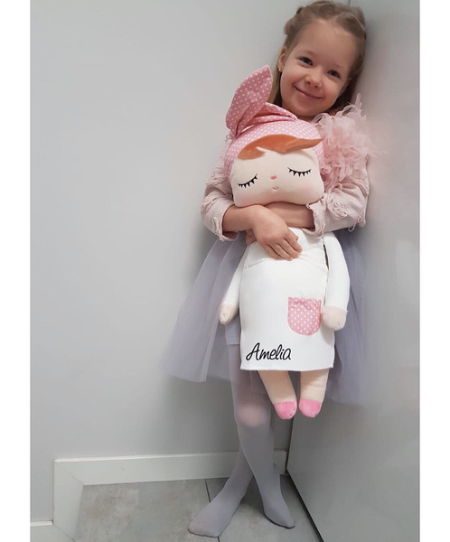 Lalka Metoo XL w białej sukience