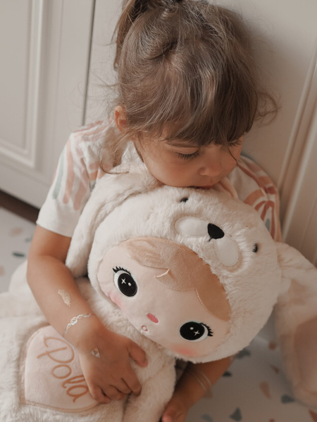 Jasno Beżowy Królik 70 cm - Lalka Metoo