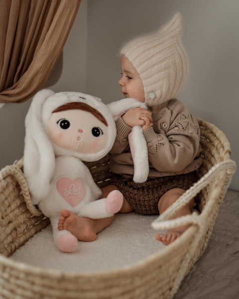 Biały Królik 50cm Metoo