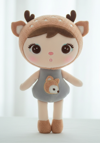 Lalka Metoo Mini Szary Jelonek 22cm