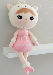 Różowa Alpaka 48cm Metoo