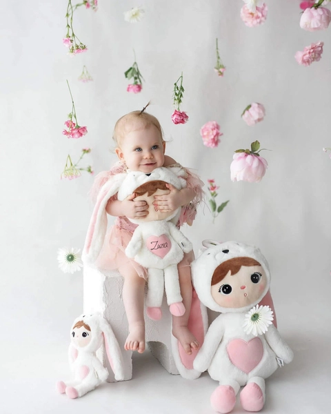 Biały Królik 70cm Metoo