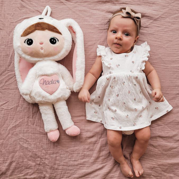 Biały Królik 50cm Metoo