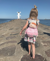 Różowy Plecak z uszkami Metoo