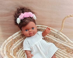 Nosidełko wiklinowe dla lalek - kosz Mojżesza