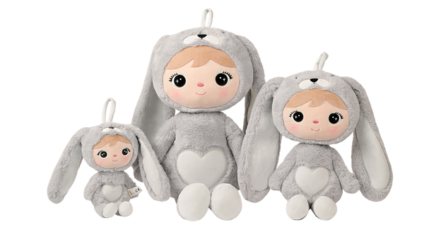 Srebrno-szary Królik 30cm Metoo