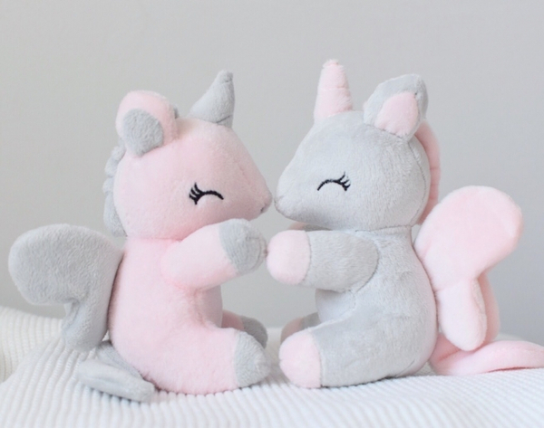 Jednorożec szaro-różowy rozmiar S