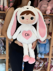 Biały Królik 70cm Metoo