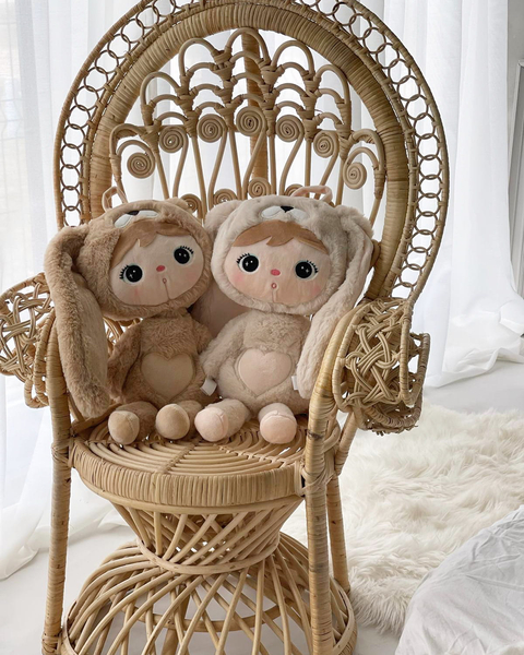 Jasno Beżowy Królik 50cm Metoo