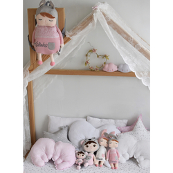 Różowy Plecak z uszkami Metoo