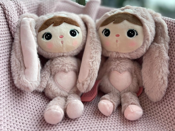 Różowy Królik 30cm Metoo