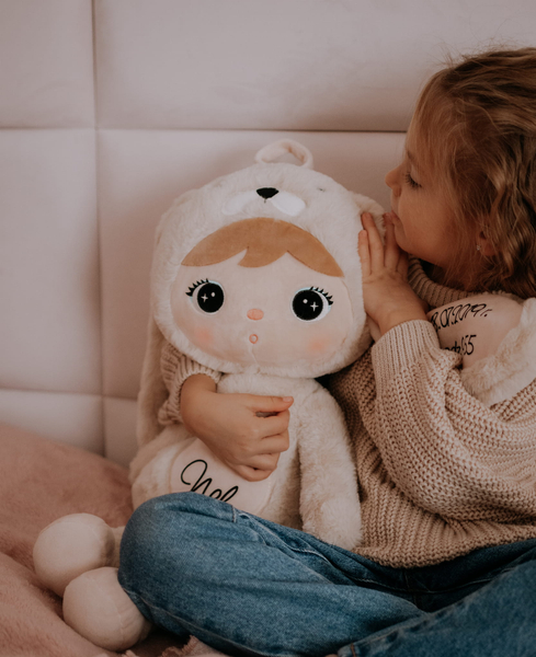 Jasno Beżowy Królik 70 cm - Lalka Metoo