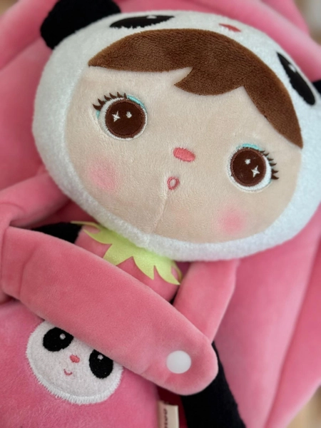 Plecak Metoo z wyjmowanym pluszakiem - Panda