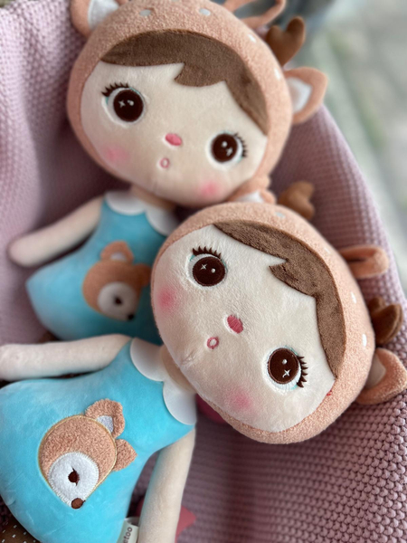 Lalka Metoo Niebieski Jelonek 50cm