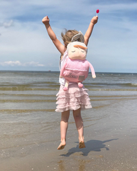 Różowy Plecak z uszkami Metoo