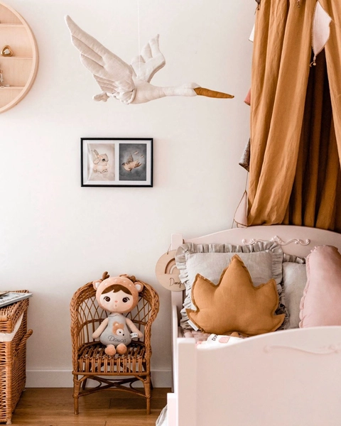 Lalka Metoo szary jelonek 50cm PAK 10 SZT