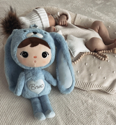 Błękitny Królik 50cm Metoo