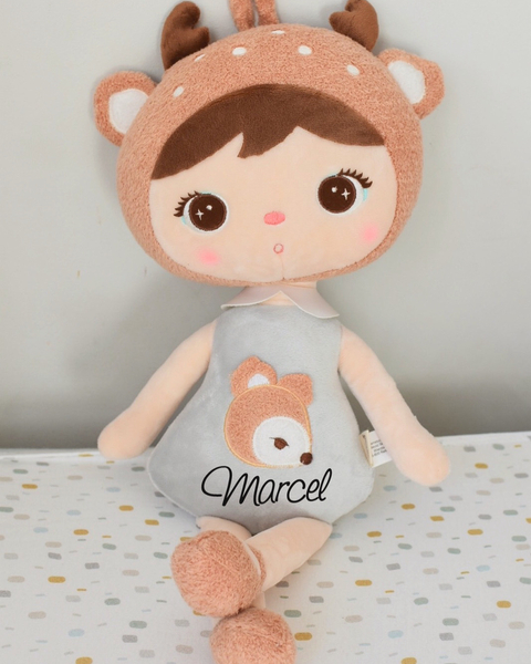 Lalka Metoo szary jelonek 50cm PAK 10 SZT