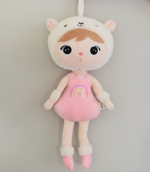 Różowa Alpaka 48cm Metoo