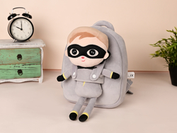 Plecak Metoo z wyjmowanym pluszakiem - Chłopak Superboy