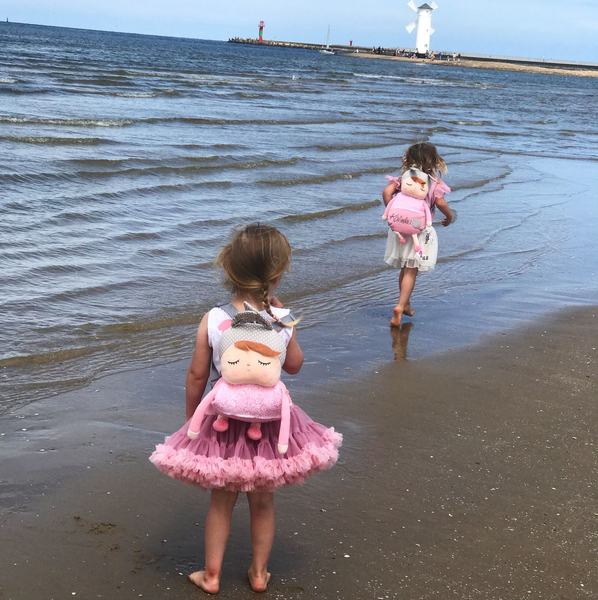 Różowy Plecak z uszkami Metoo