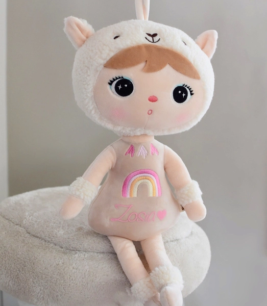 Beżowa Alpaka 48cm Metoo