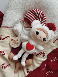 Miś Polarny z serduszkiem 46cm