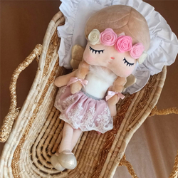 Lalka Metoo z kolorowym wianuszkiem 48cm