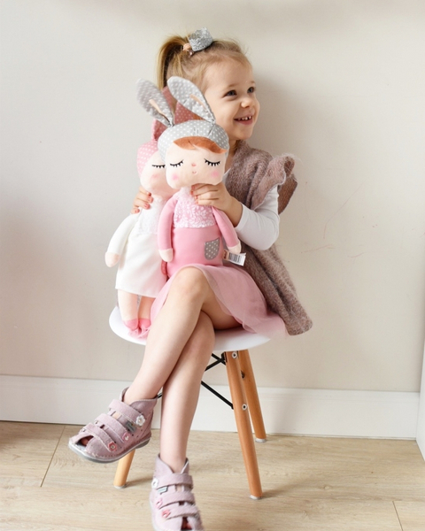 Lalka Metoo w różowej sukience PAK 10 SZT