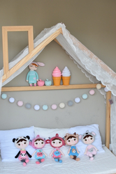 Lalka Metoo Smile truskawka 50cm