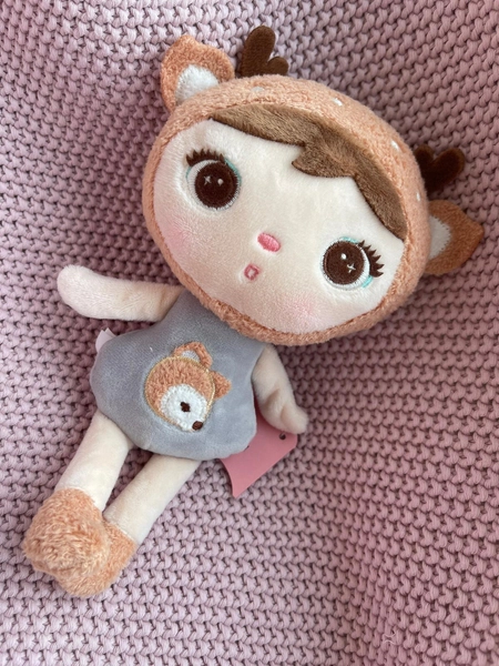 Lalka Metoo Mini Szary Jelonek 22cm