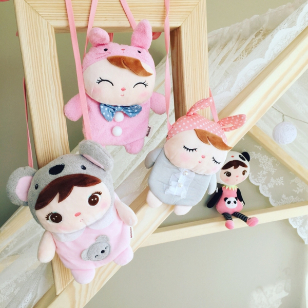 Torebeczka- Lalka Metoo w różowej sukience