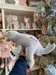 Szary Dinozaur pluszowy- Tyrannosaurus Rex- Melootka- Rozmiar L