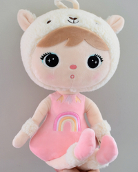 Różowa Alpaka 48cm Metoo