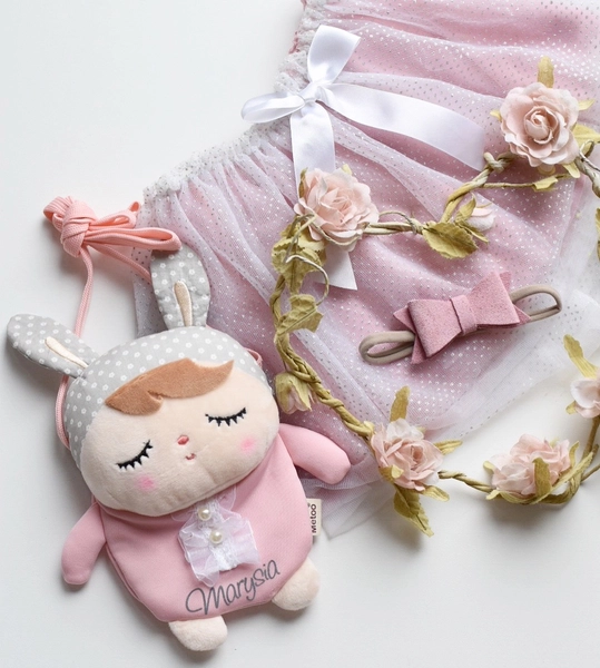 Torebeczka- Lalka Metoo w różowej sukience