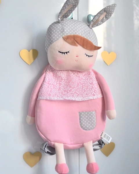 Różowy Plecak z uszkami Metoo