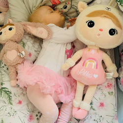 Różowa Alpaka 48cm Metoo